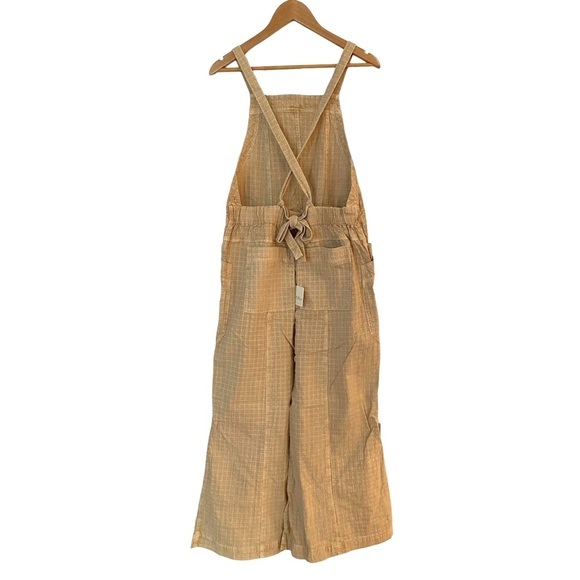 NWT Free People Savannah Wide Leg Overalls Brand New w/Tag & In Orig Package - Picture 2 of 13